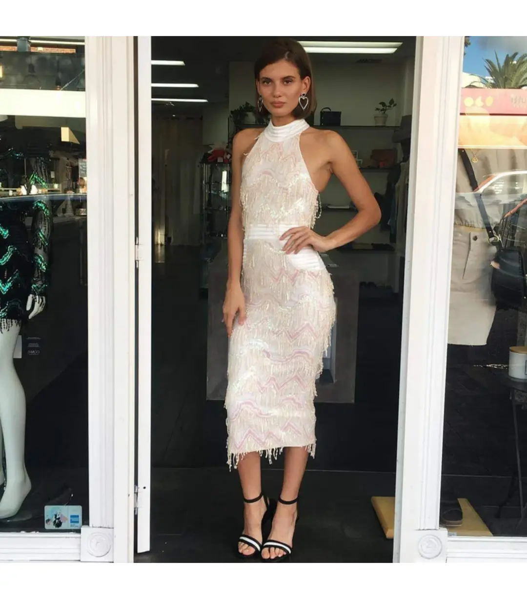 Zhivago Slow Motion Dress White Size 8 for rent on The Volte - main image