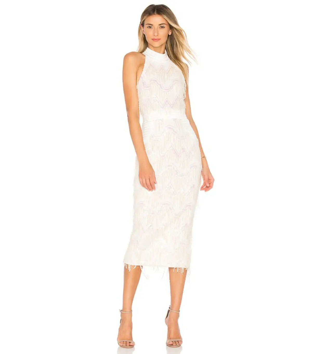 Zhivago Slow Motion Dress White Size 8 - Image 1
