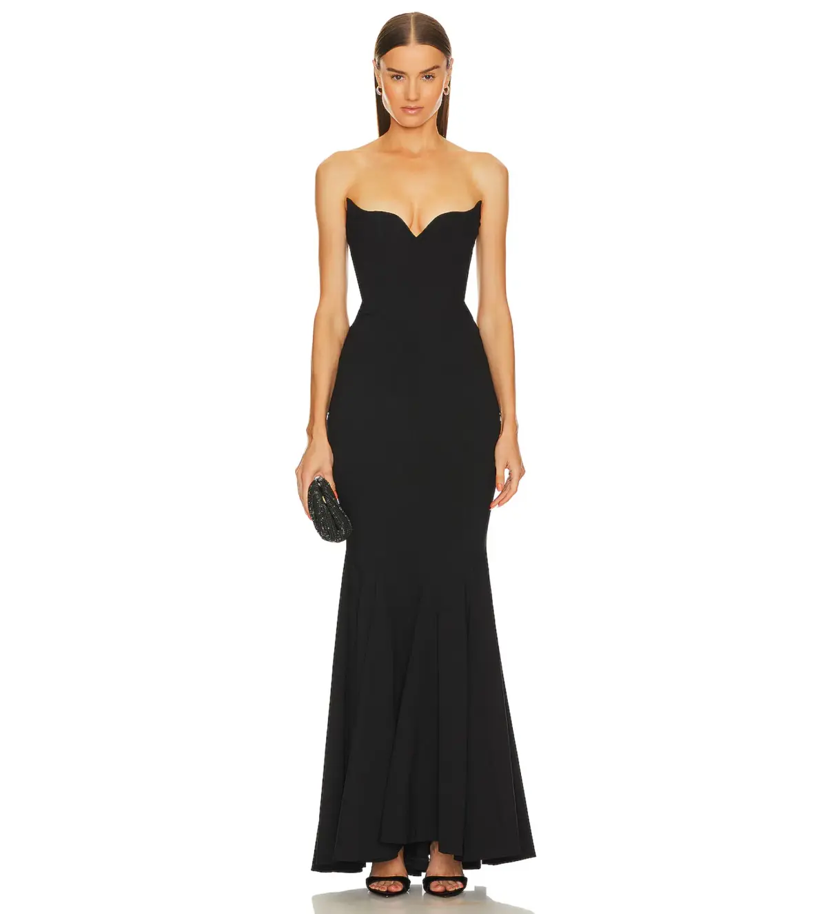 Michael Costello Billie Gown in Black Size M / AU 10 - Image 1