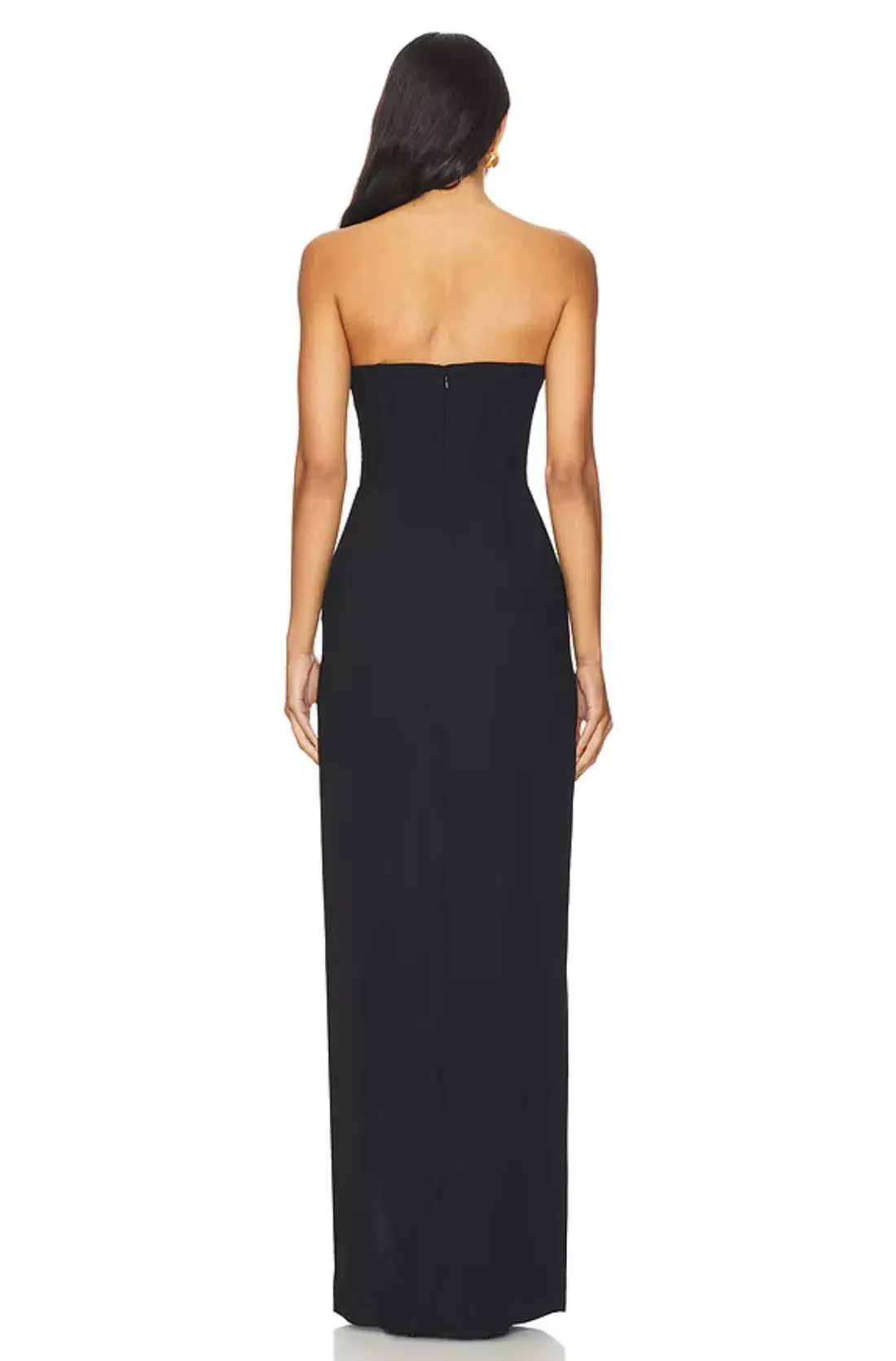 Amanda Uprichard Ivy Maxi Gown Black Size L / Size 12 - Image 3