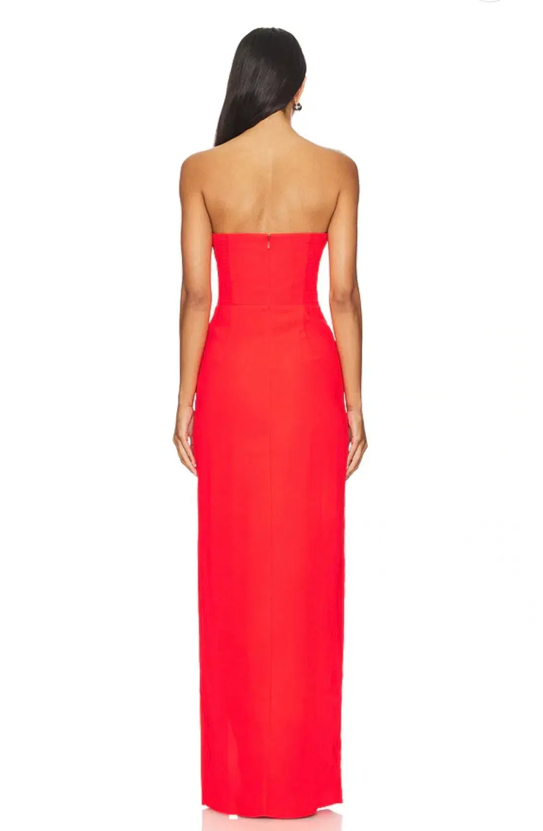Amanda Uprichard  Ivy Maxi Gown Crimson  Size L / Size 12 - Image 3