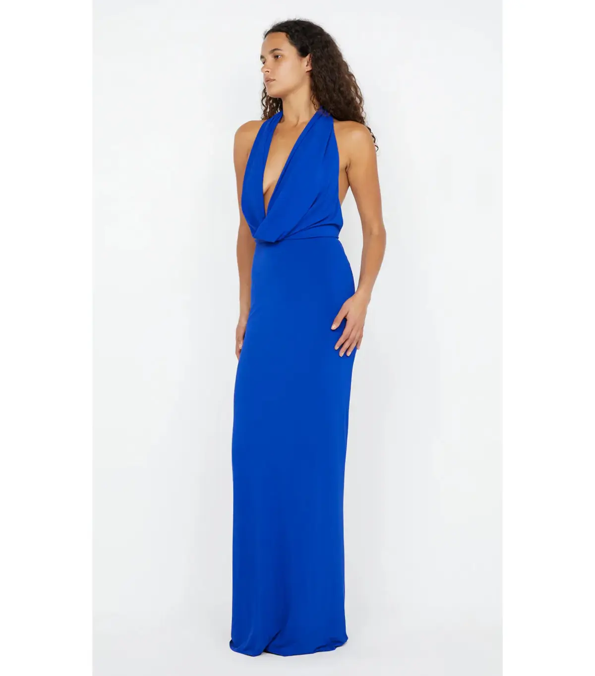 Bec & Bridge Nessie Maxi Dress Ultramarine Blue Size AU 8 - Image 3