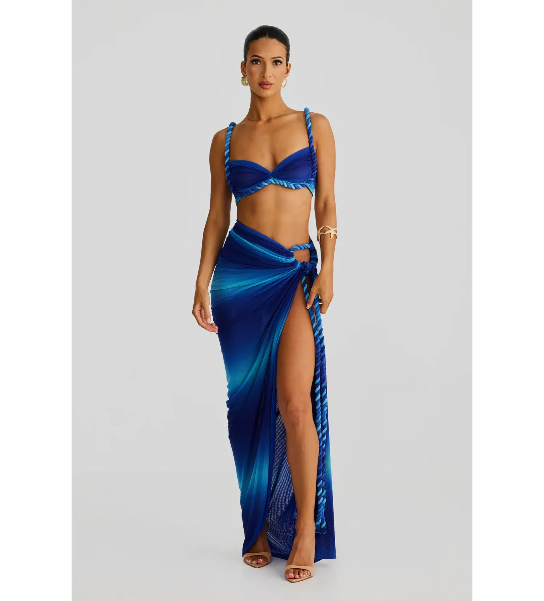 Melani The Label Ahria Set Blue Ombre Size 8 - Image 1