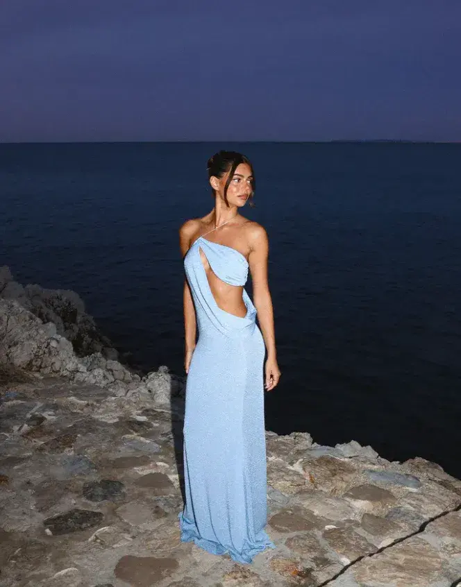 Natalie Rolt Elissa Gown in Periwinkle Size 8 - Image 1