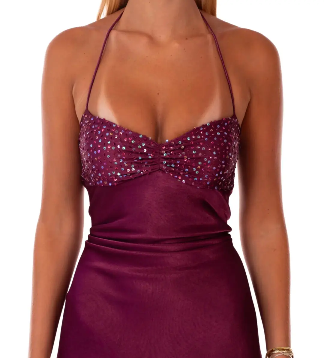 I Am Delilah Berry Jade Mini Dress In Red Size M/ AU 10 for rent on The Volte - main image