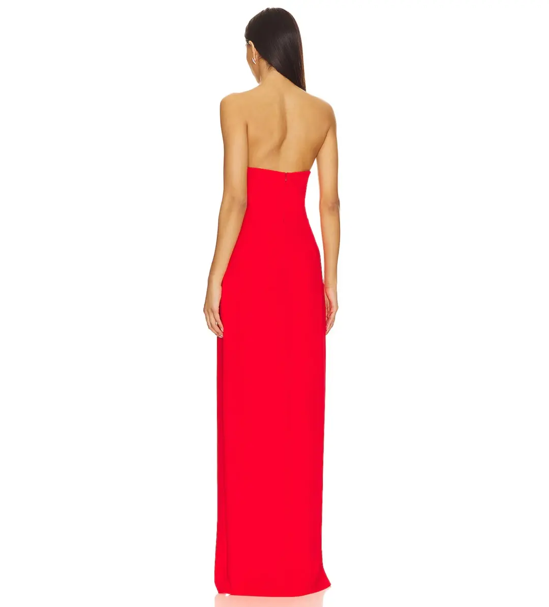 Amanda Uprichard Puzzle Gown Crimson Size S/AU 8 for rent on The Volte - main image