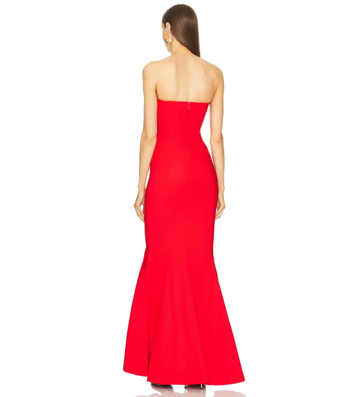 Michael Costello Billie Gown Red Size M/AU 10 - Image 3