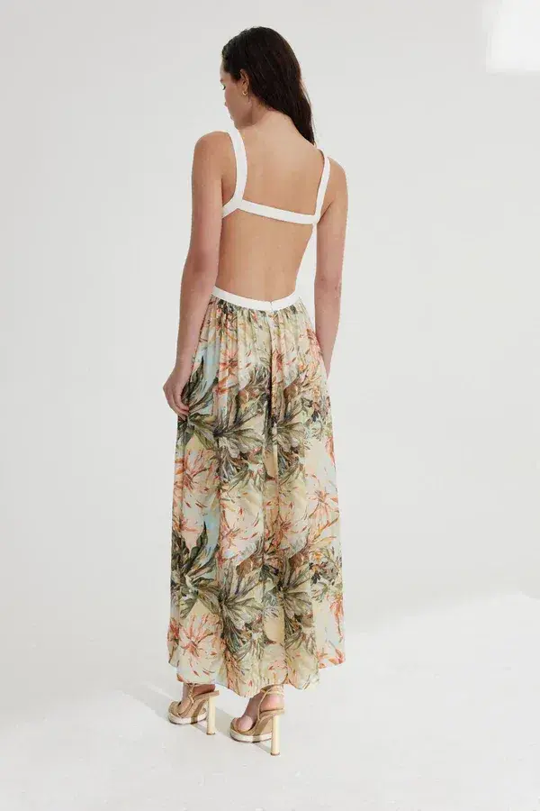Significant Other Marino Dress in Painted Floral Size 8 - Image 9