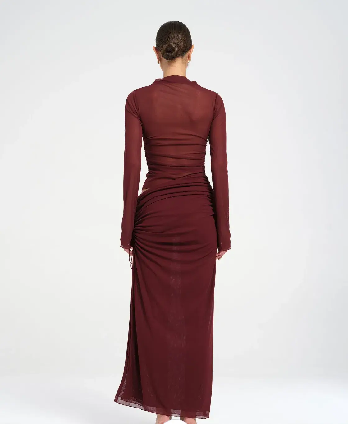 BENNI Mable Maxi Dress Plum Size S AU 8 - Image 3