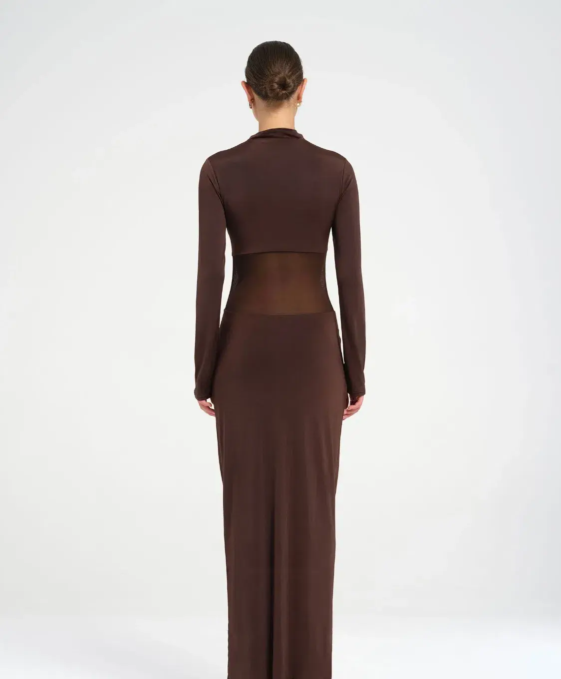 BENNI Dora Maxi Dress  Chocolate Size S AU 8 - Image 3