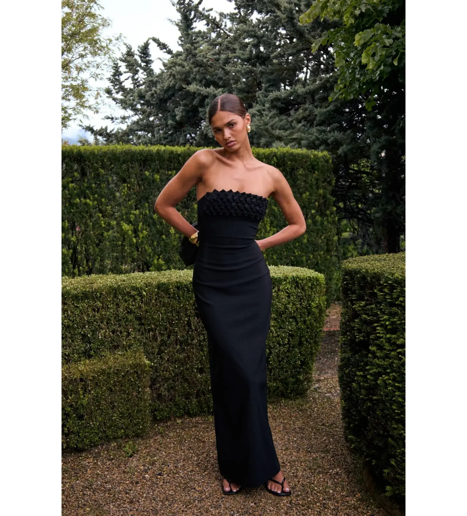 Ance Gria Margot Maxi Blacke Size S AU 8 - Image 4