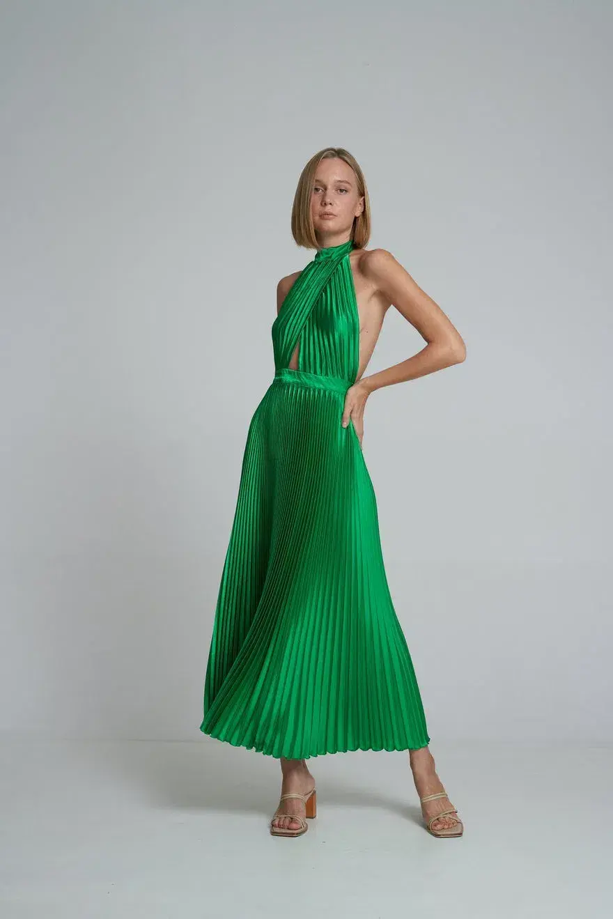 L'Idee Renaissance Gown Green Size AU 12 - Image 2