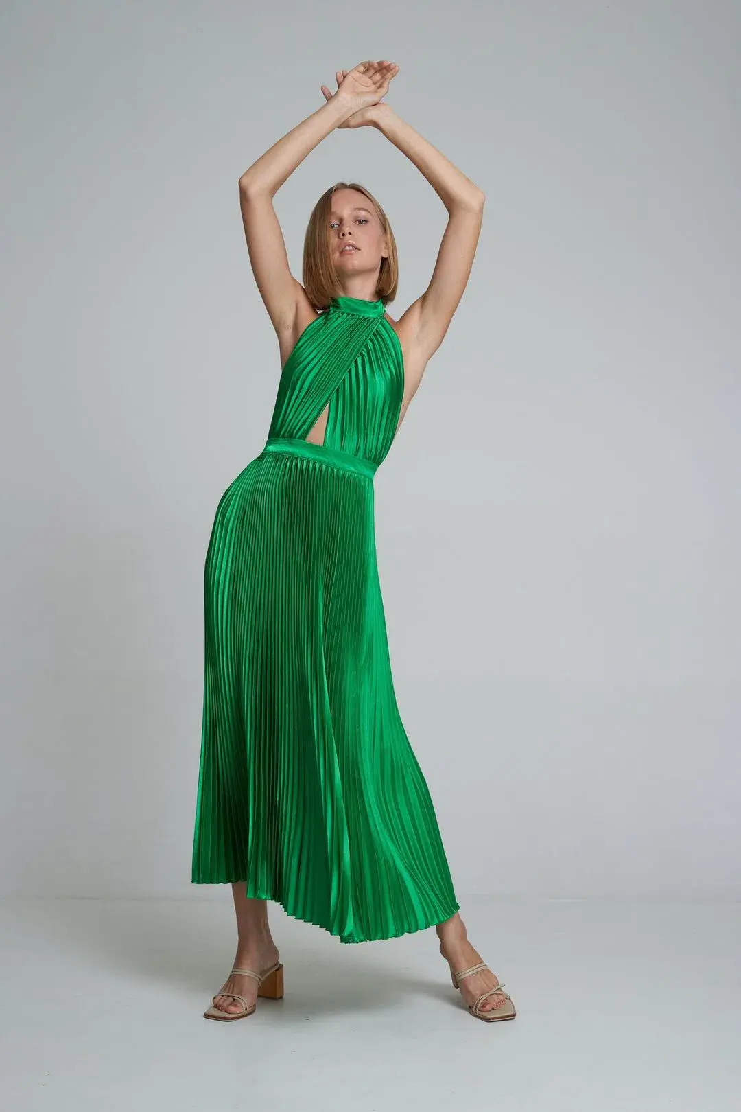 L'Idee Renaissance Gown Green Size AU 12 - Image 3