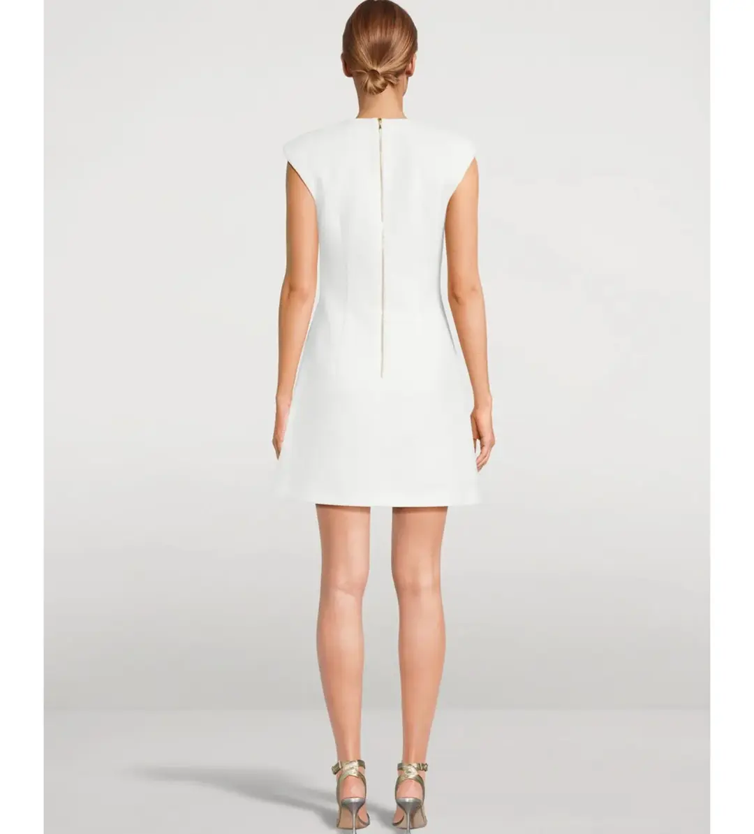 Rebecca Vallance Versailles Sequin-Appliqu Mini Dress White Size 14 for rent on The Volte - main image