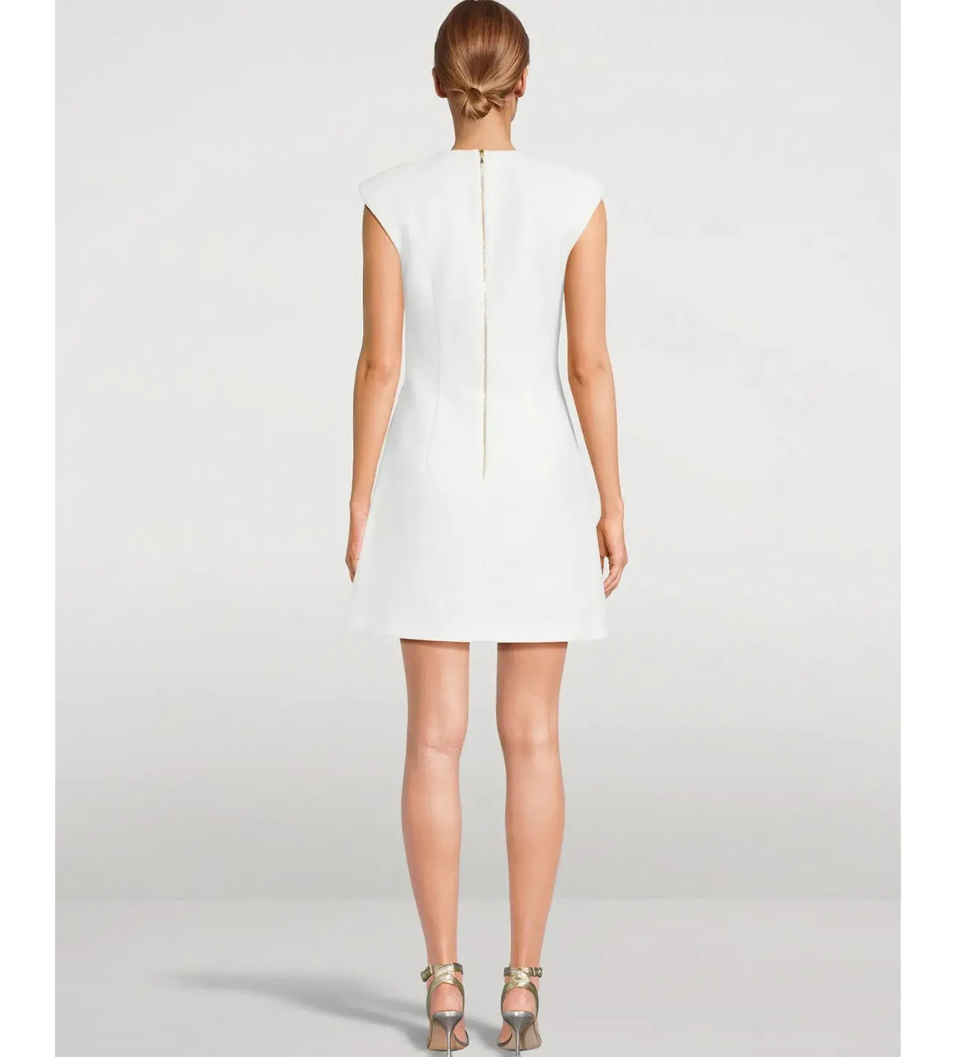 Rebecca Vallance Versailles Sequin-Appliqu Mini Dress White Size 14 - Image 2