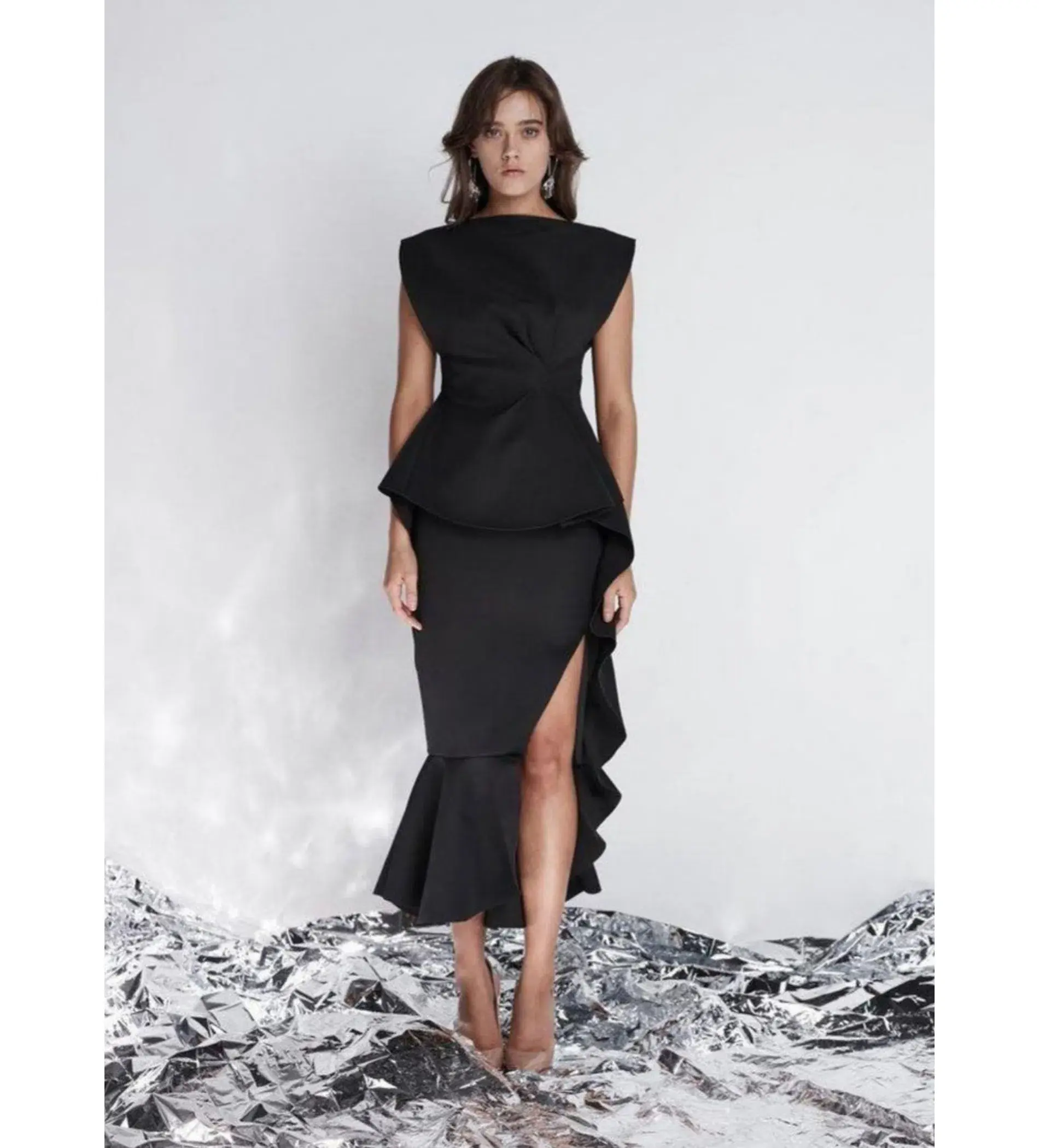 Rachel Gilbert Adelaide Top Szie 8 and Skirt Size 6 Set Black  - Image 1