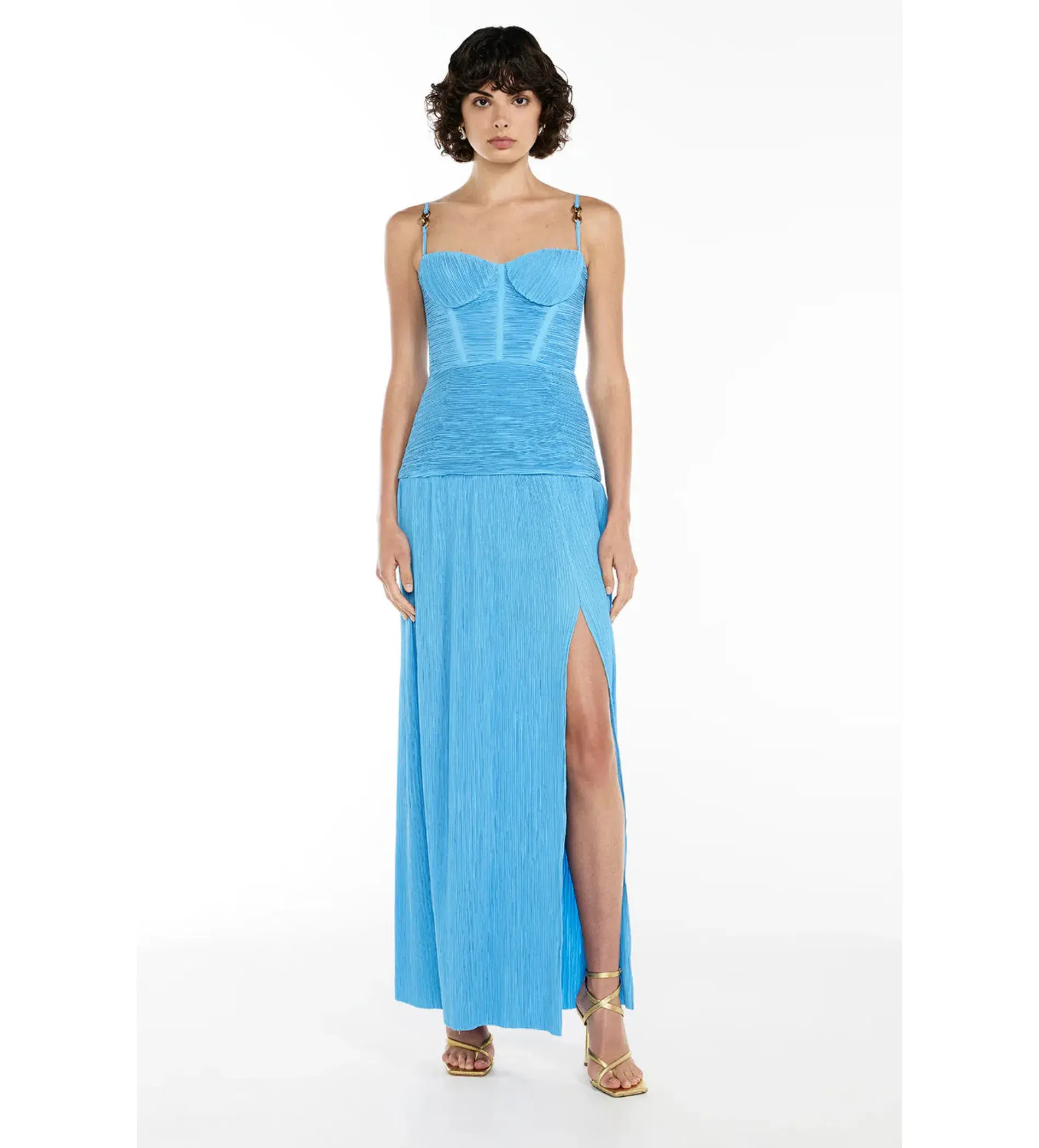 Manning Cartell  Cerulean Double Time Dress Blue Size 4 - Image 1