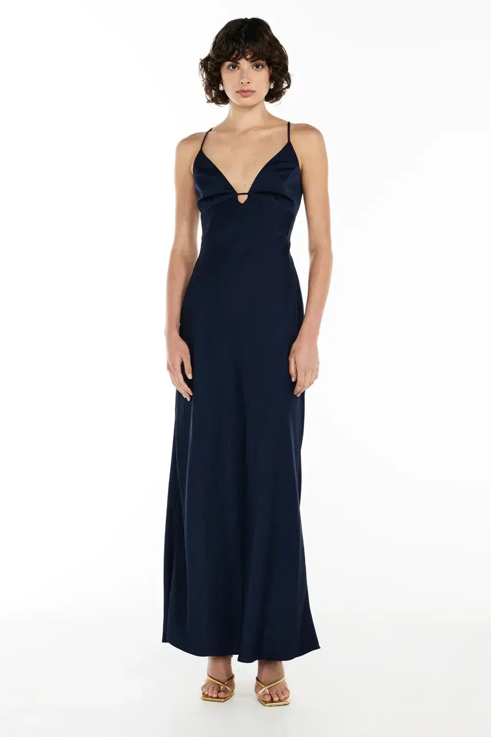 Manning Cartell Navy Time To Shine Slip Dress Size 8 - Image 1
