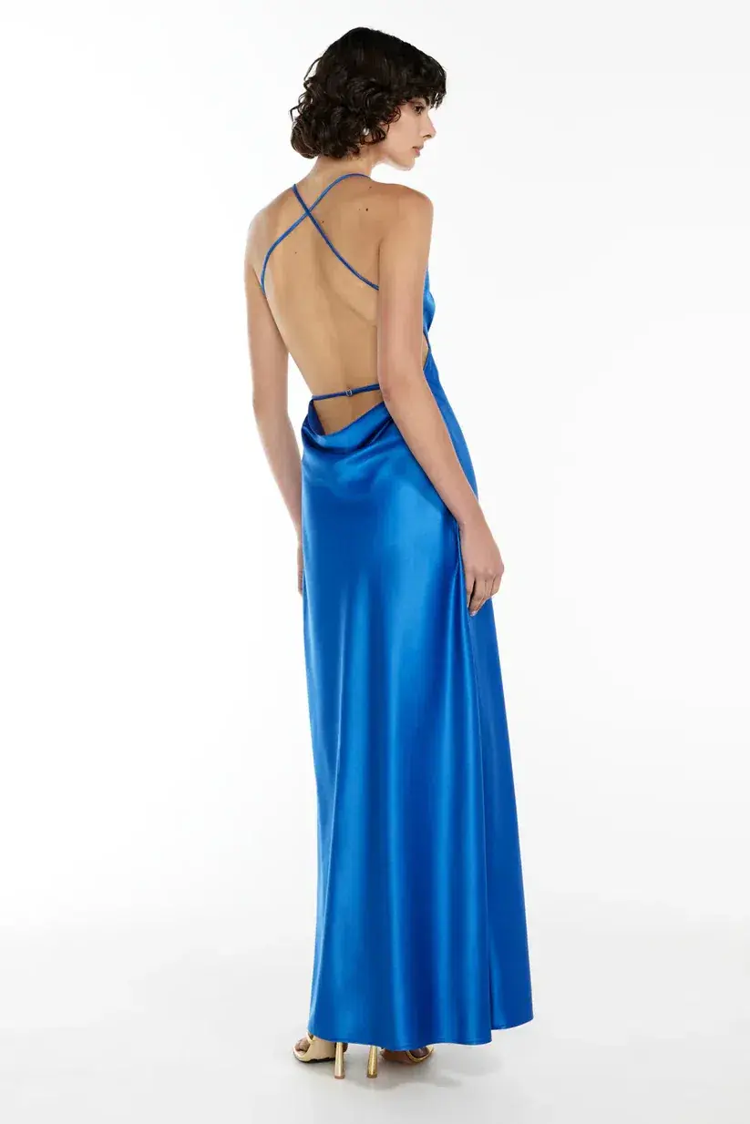 Manning Cartell Blue Saturation Point Slip Dress Size 8 - Image 2
