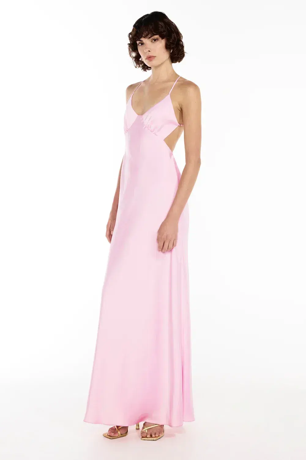 Manning Cartell Hydrangea Saturation Point Slip Dress in Pink Size 8 - Image 2