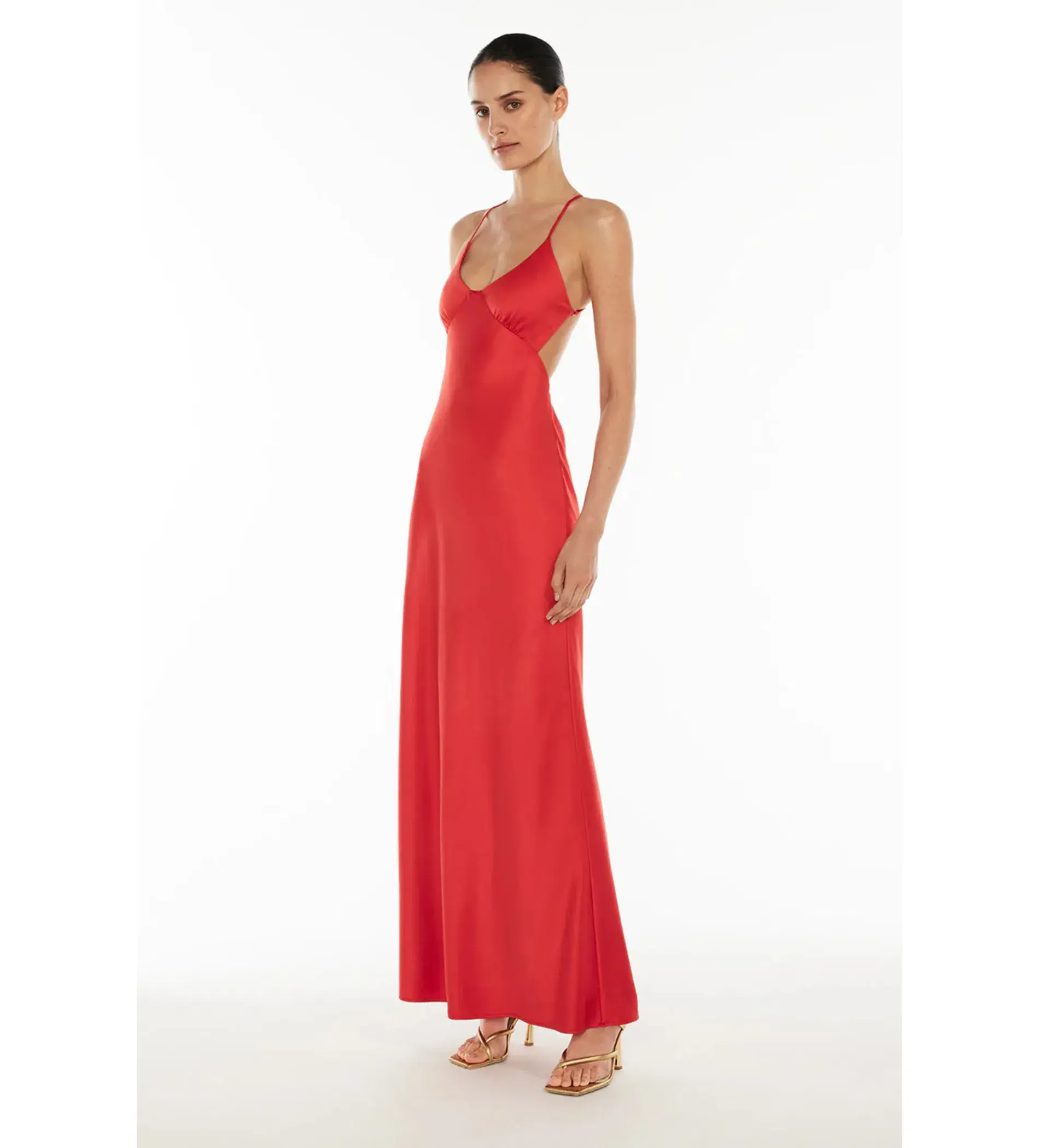Manning Cartell Saturation Point Slip Maxi Dress in Red Size 10 - Image 2