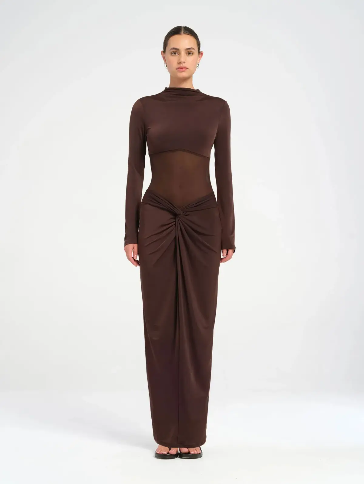 Benni Dora Maxi Dress Brown Size 8 - Image 1