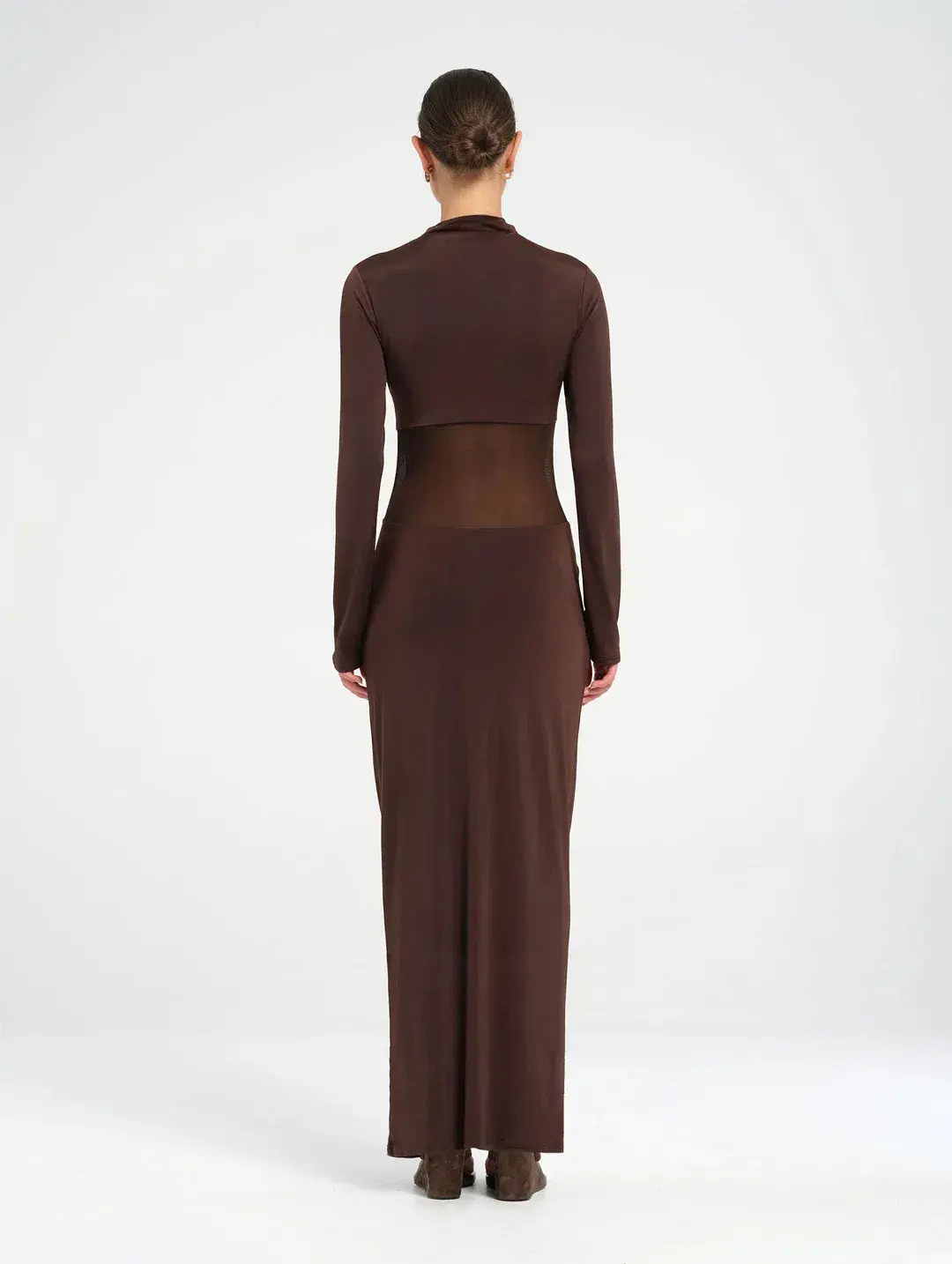 Benni Dora Maxi Dress Brown Size 8 - Image 5