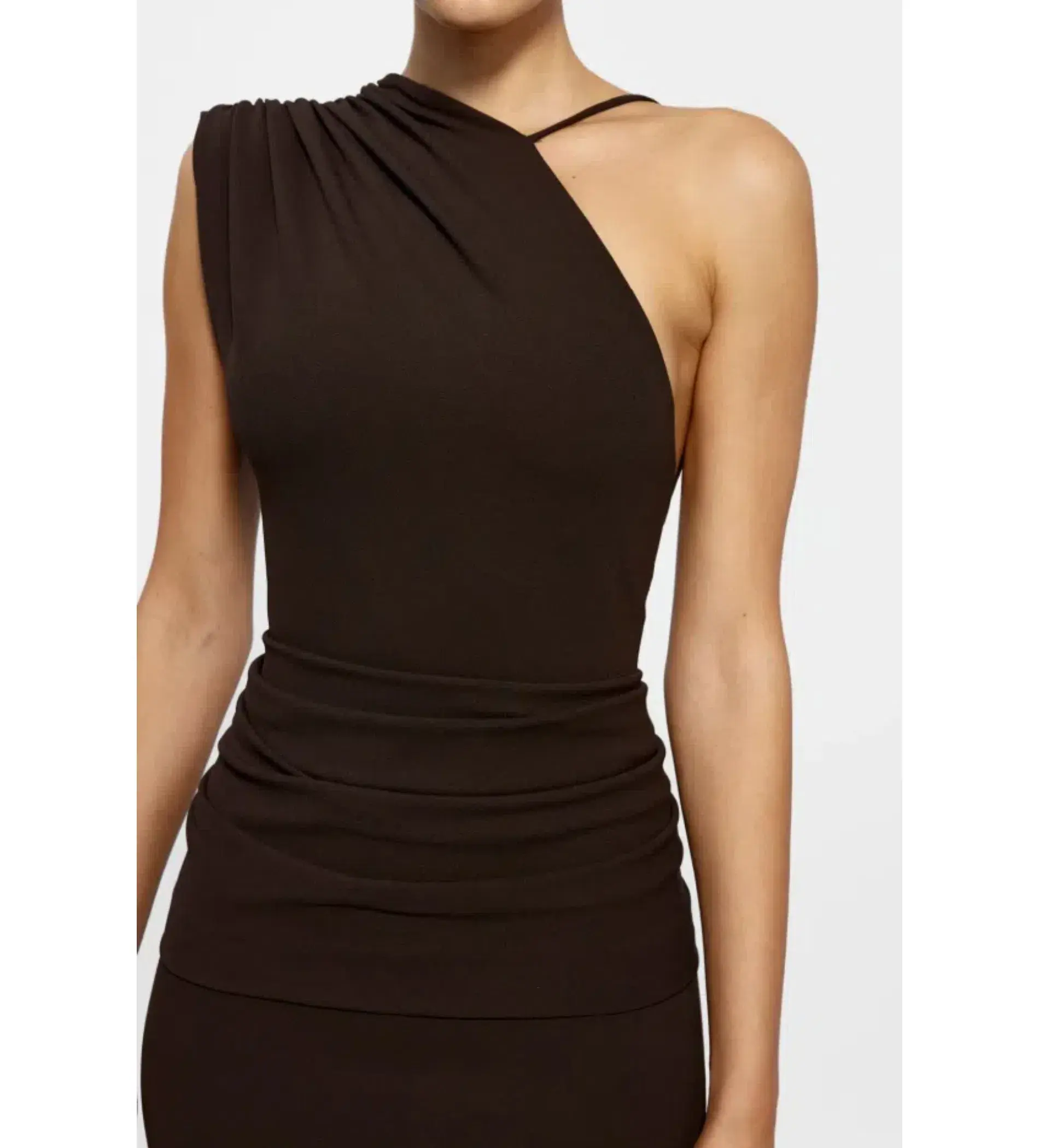 Effie Kats Greer Gown Brown Size 6 - Image 5