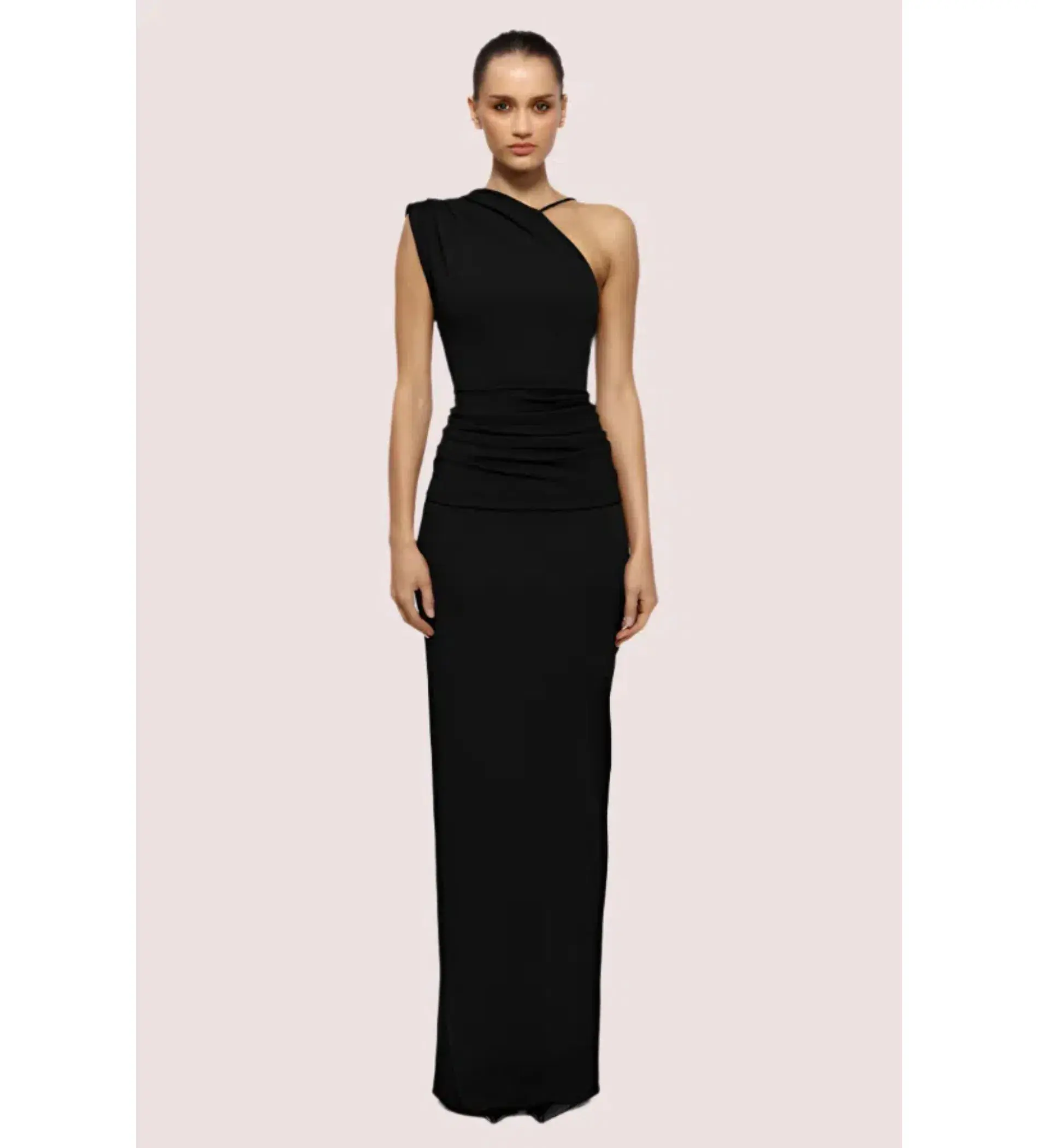 Effie Kats Greer Gown Black Size 12 - Image 1