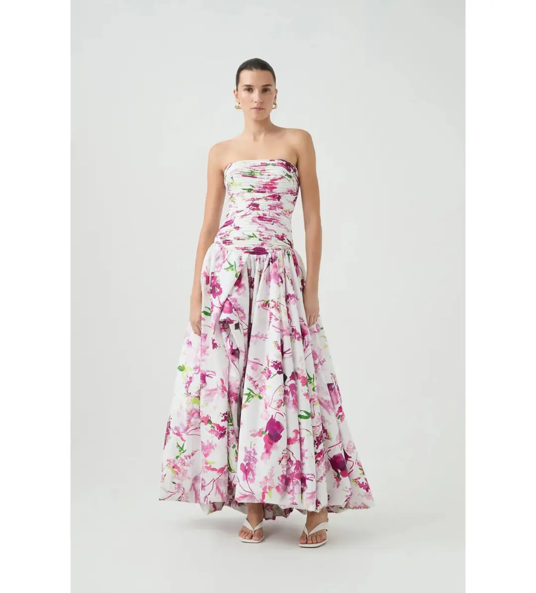 Aje  Flora Behold Maxi  Dress Multi Size 4  for rent on The Volte - main image