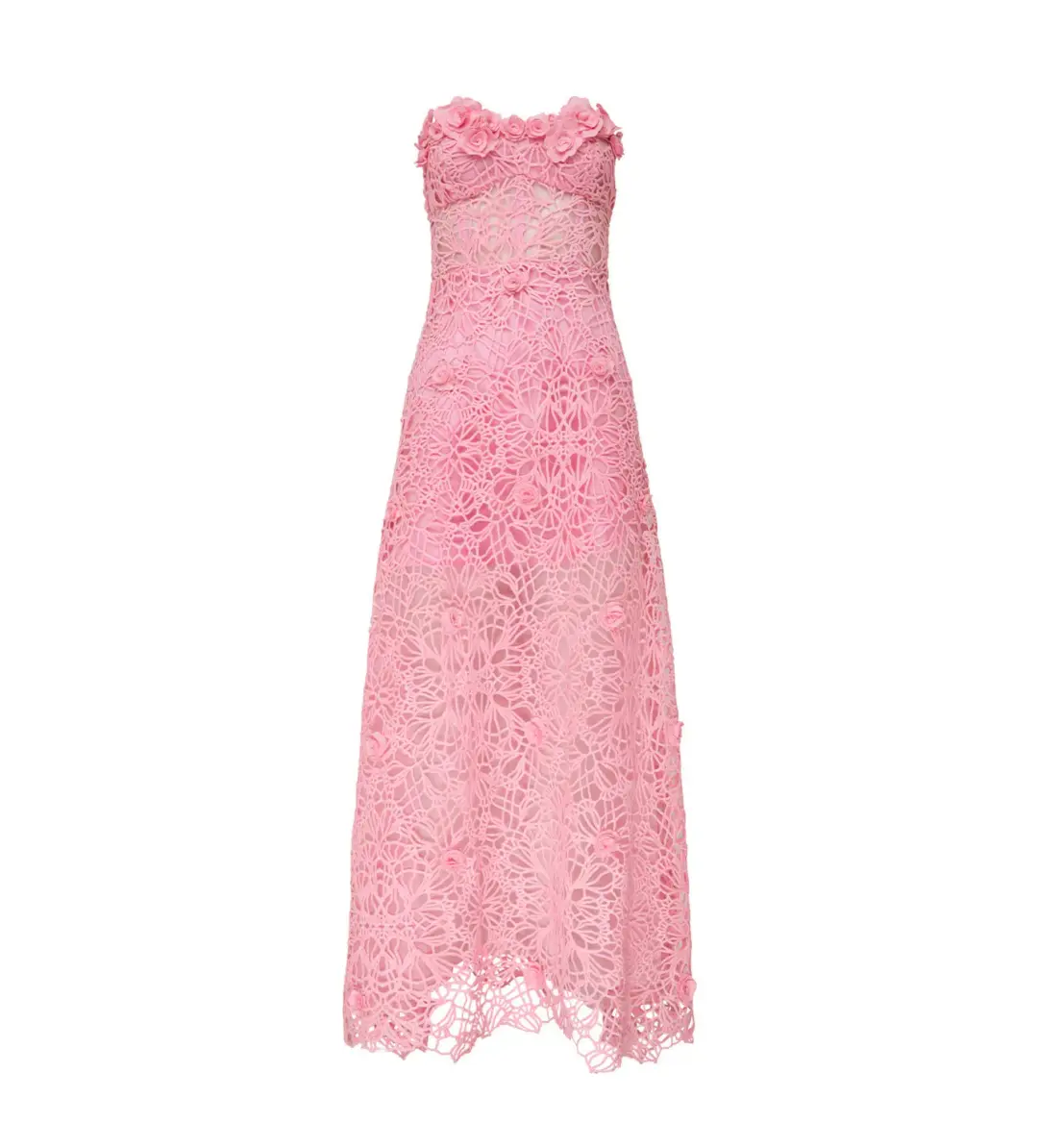 Manning Cartell Pink Tea Ceremony Maxi Dress In Pink Size 4  for rent on The Volte - main image