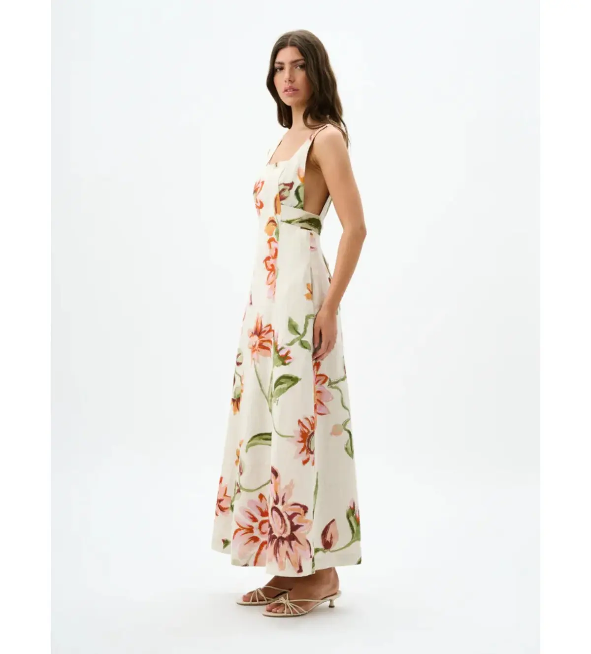Roame Isolde Maxi Dress Raphia Bloom One Size - Image 2