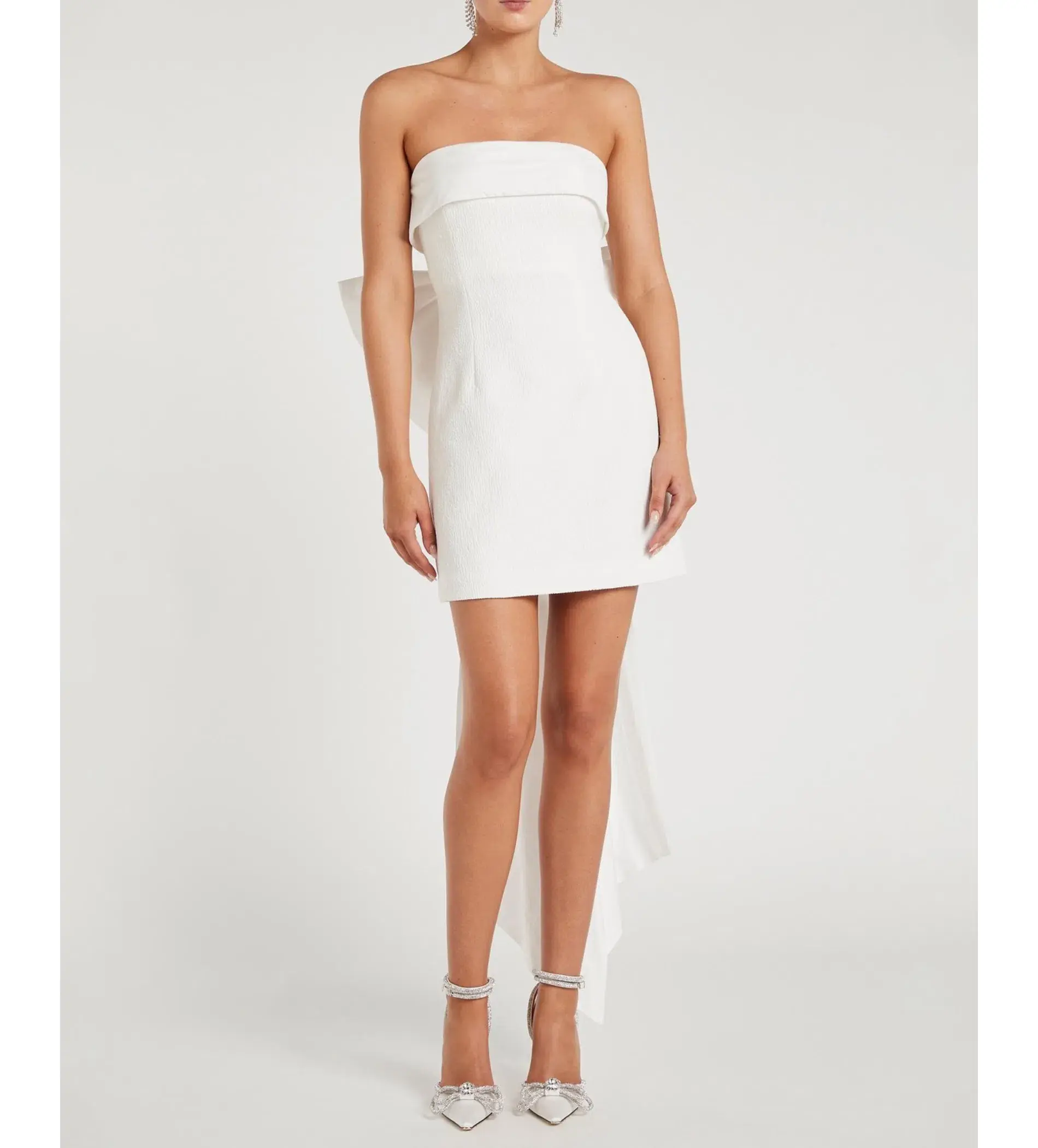 Rebecca Vallance Madeline Mini Dress Ivory Size AU 12 - Image 1