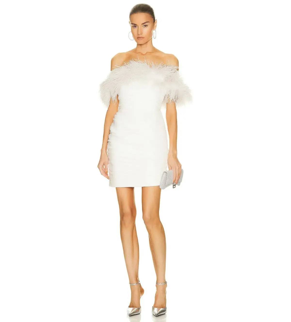 Rachel Gilbert Zion Mini Dress White Size AU 6 - Image 1