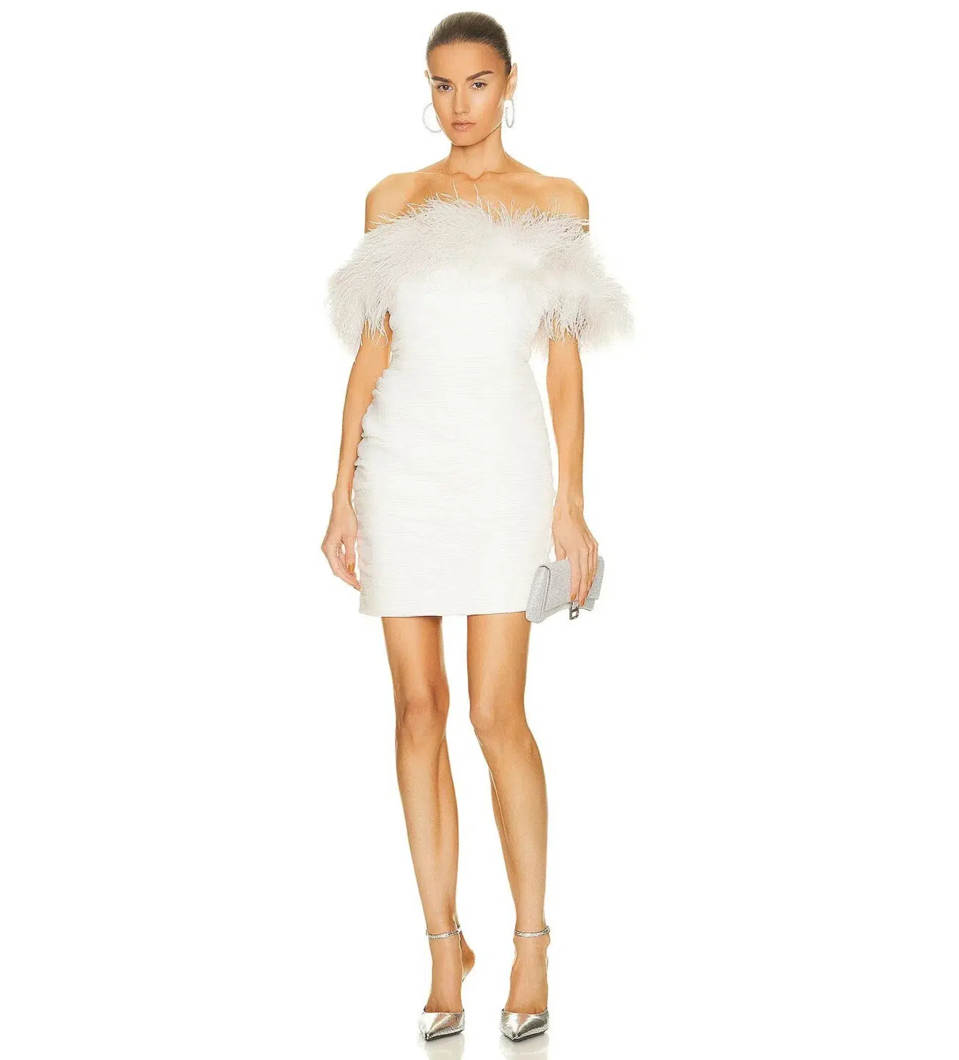 Rachel Gilbert Zion Mini Dress White Size AU 10 - Image 1