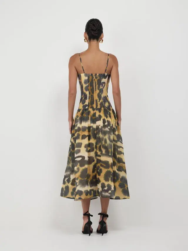Sheike Feline Midi Dress Size AU 12 - Image 3