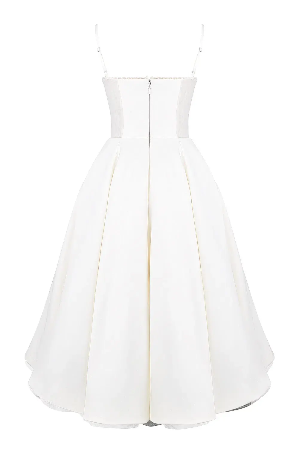 House of CB Mademoiselle White Tull Midi Dress Size AU 6 - Image 14