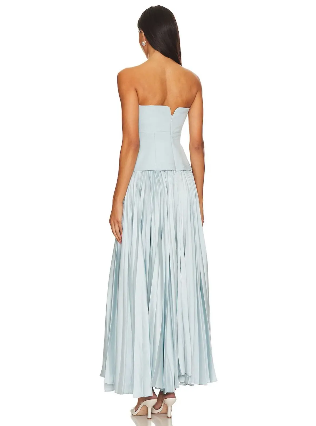 Acler Avonlea Midi Dress Celeste Blue Size 10 - Image 2