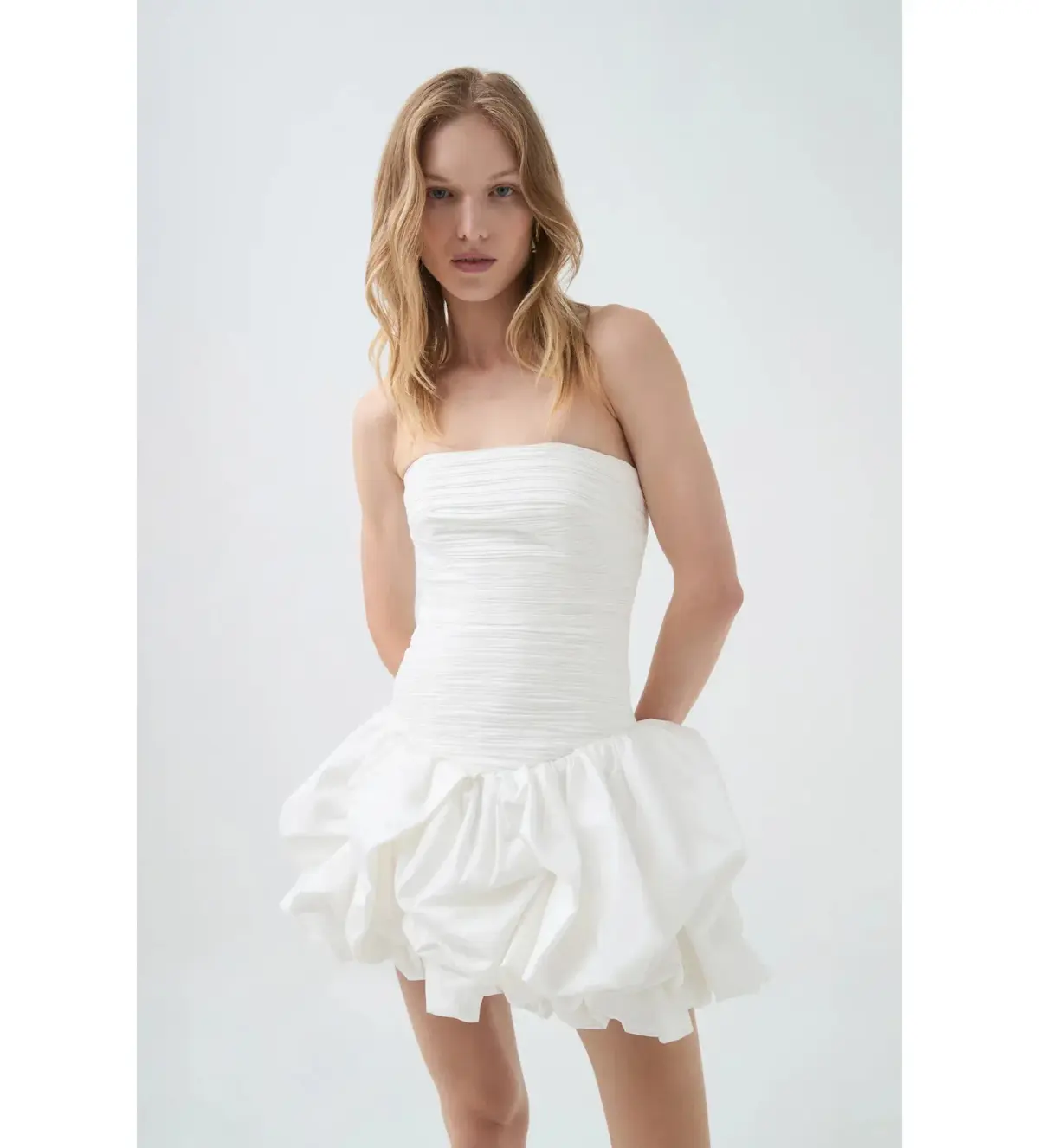 Aje Violette Bubble Mini White Size 8 - Image 2