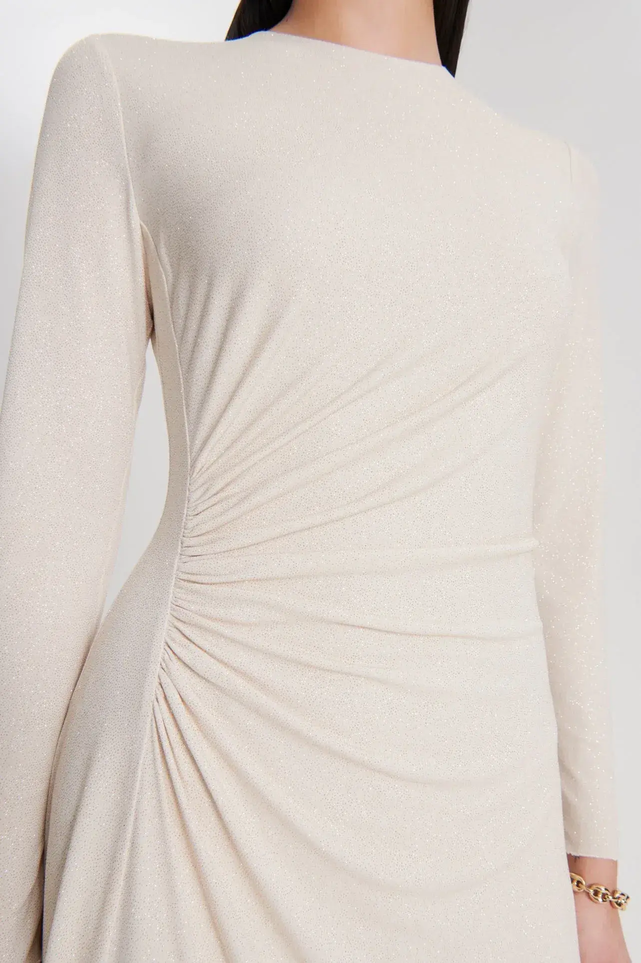 Scanlan Theodore Draped Tinsel Midi Size 10 - Image 2