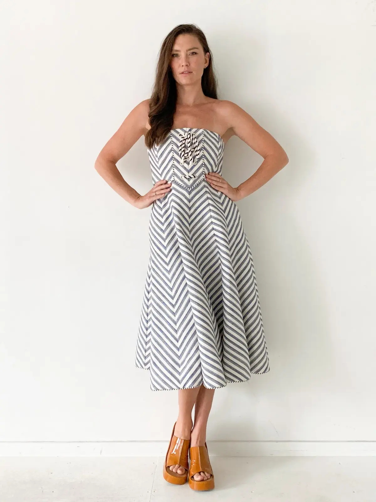 Zimmermann High Tide Laced Midi Dress Size AU 16 - Image 1