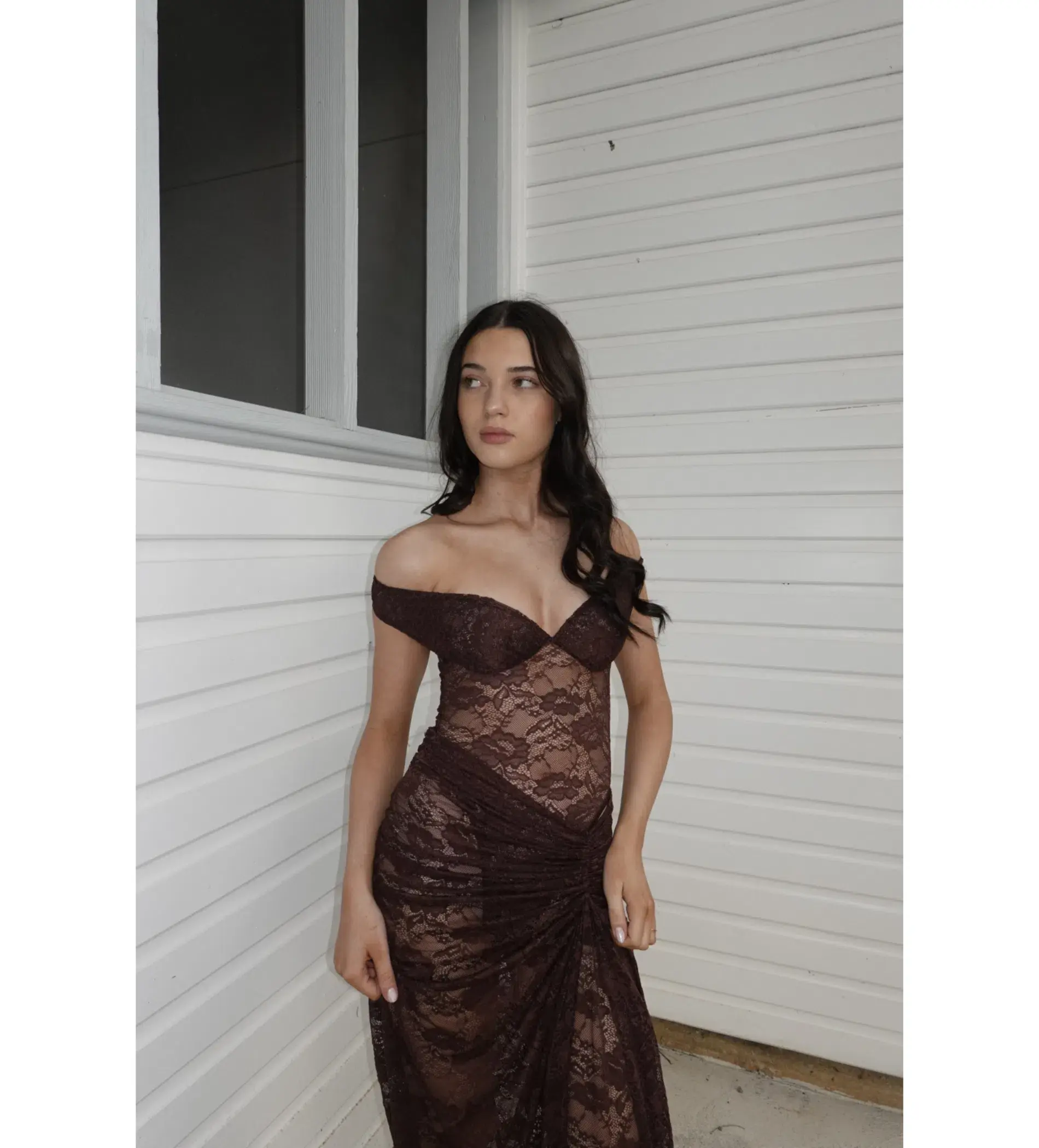 Natalie Rolt Aubrey Maxi Dress Espresso Size 1  AU 8  - Image 2