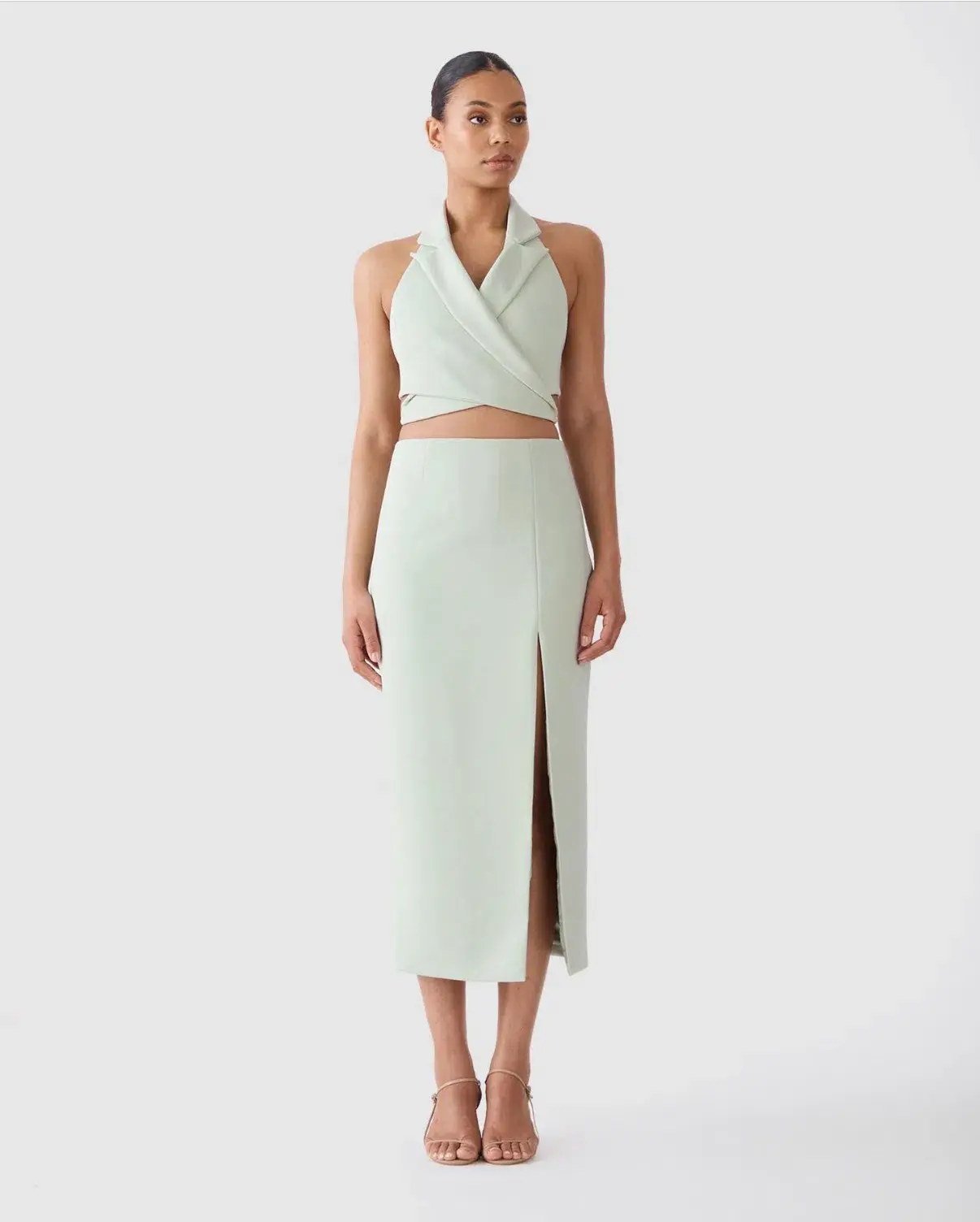San Sloane Alessia Midi Dress Green Size S Au 8  - Image 5