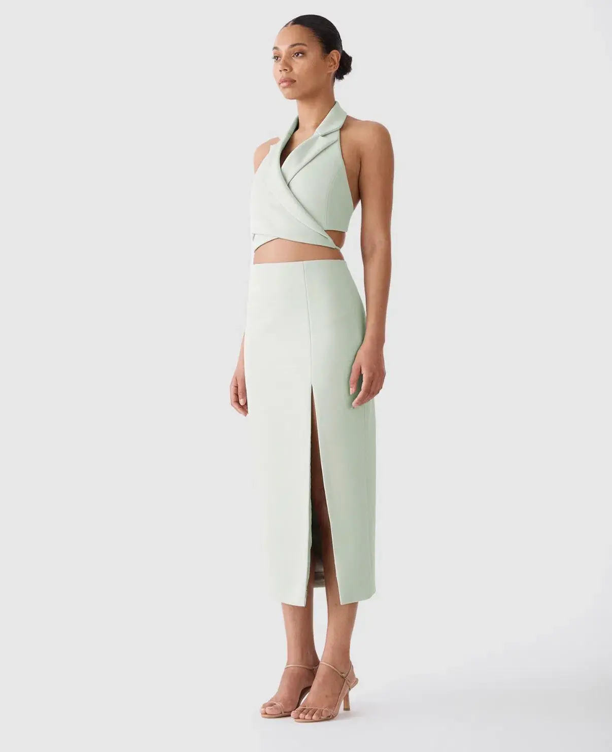San Sloane Alessia Midi Dress Green Size S Au 8  - Image 2