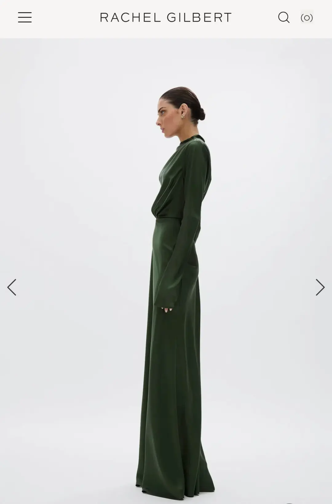 Rachel Gilbert Lucielle Gown Size 8 for rent on The Volte - main image