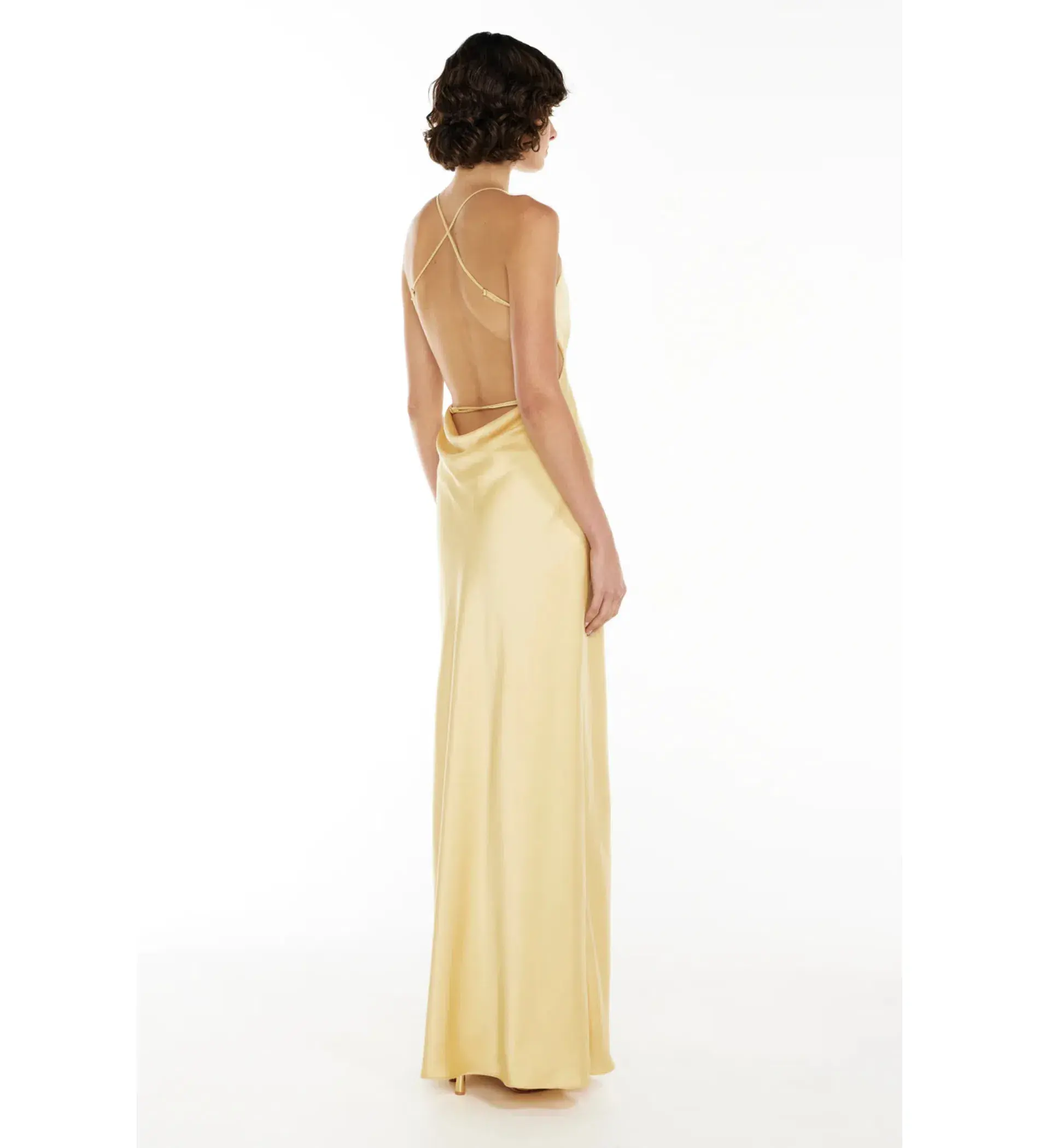 Manning Cartell Saturation Point Slip Dress Custard Size 8 - Image 4