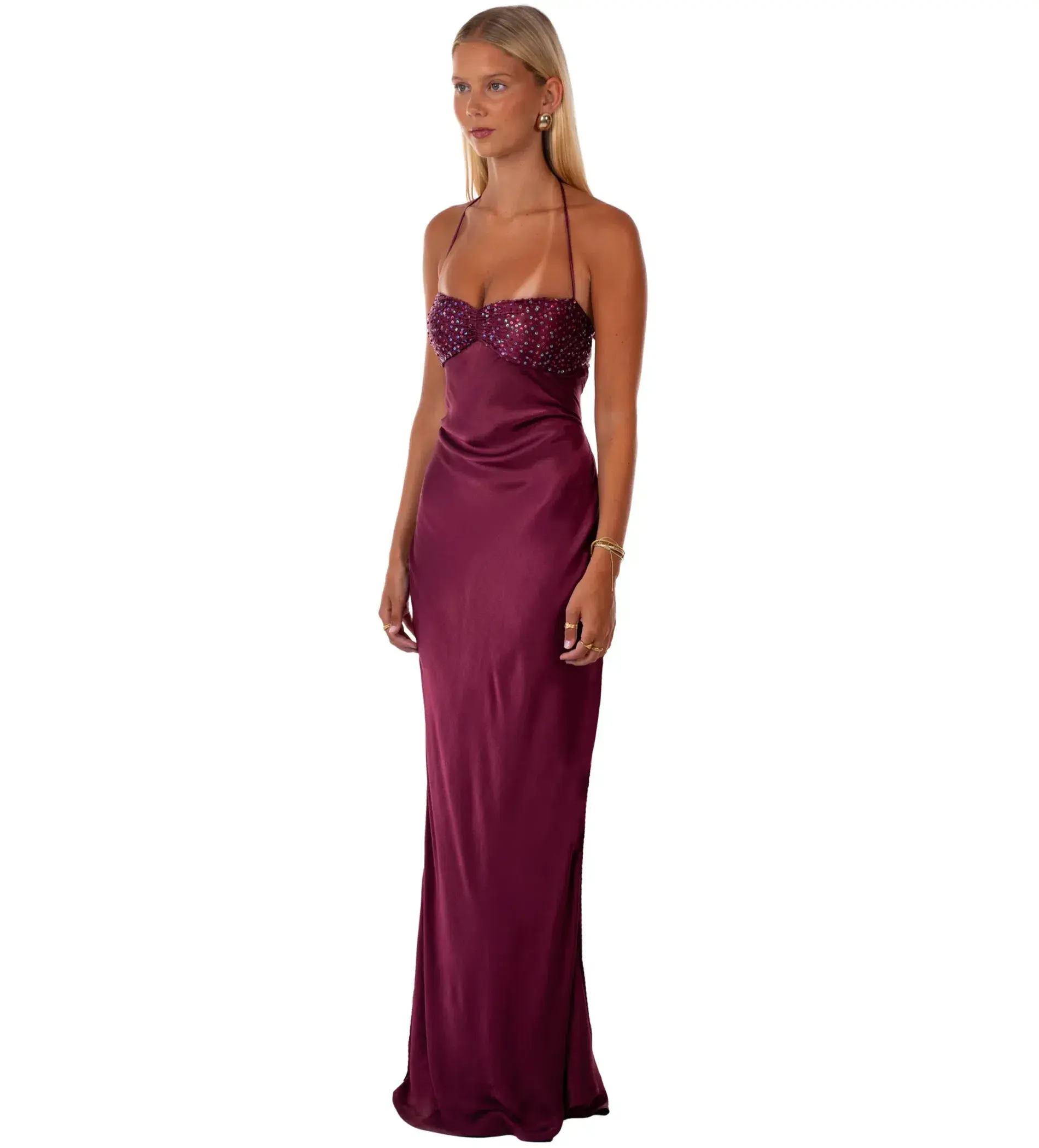 I Am Delilah Berry Jade Maxi Dress in Red Size XS AU 6 - Image 2