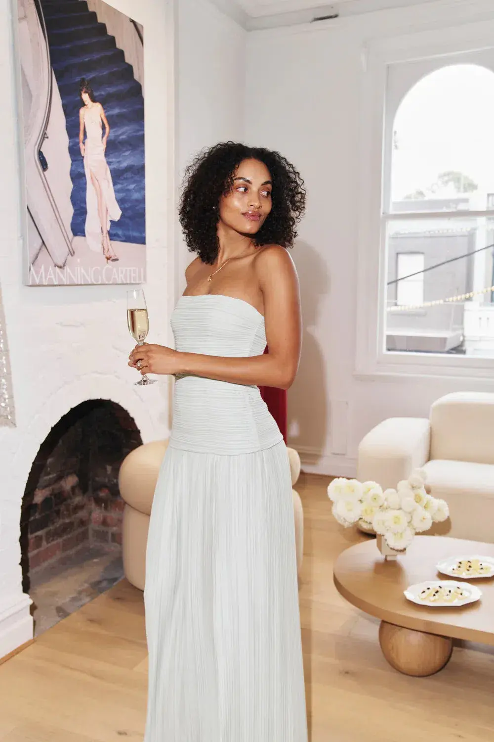 Manning Cartell Royal Debut Dress Sage Size 4 for rent on The Volte - main image