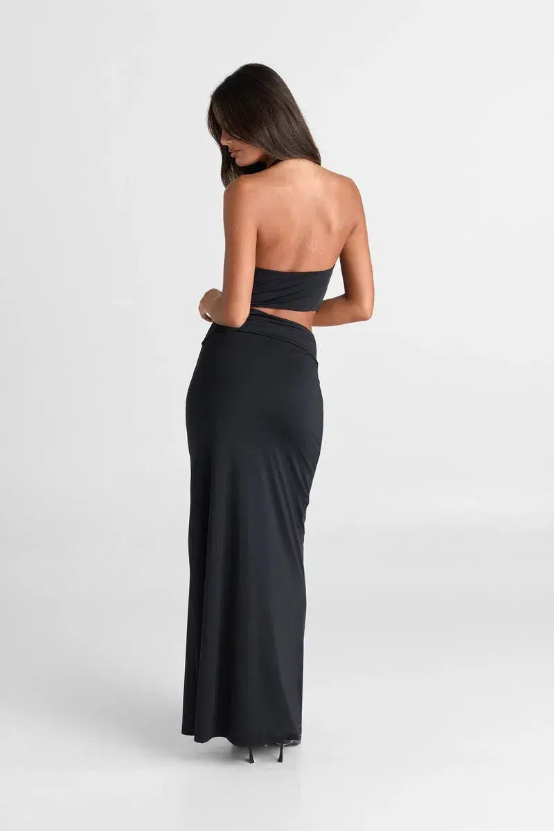 Sasha Therese Oralia Maxi Dress Black Size 6  - Image 4