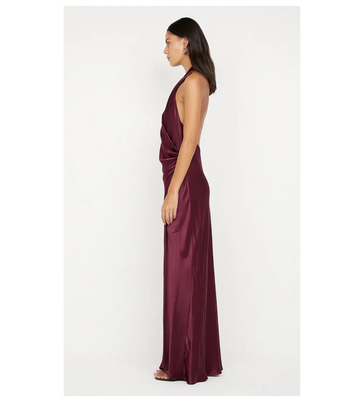 Bec and Bridge Elisia Wrap Maxi Dress in Plum Size AU 6 - Image 2